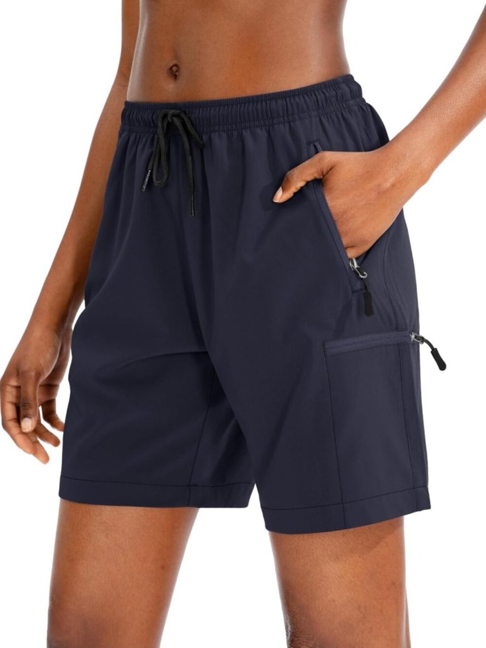 Women's Hiking Cargo Shorts 5''/7''/9'' - Lightweight, Quick-Dry, 4 Zipper